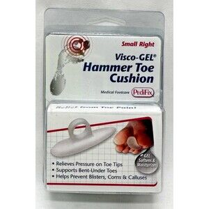 NEW PediFix Visco-Gel Hammer Toe Cushion P53-SR ~ Smalll Right ~ Women Sz 4-7